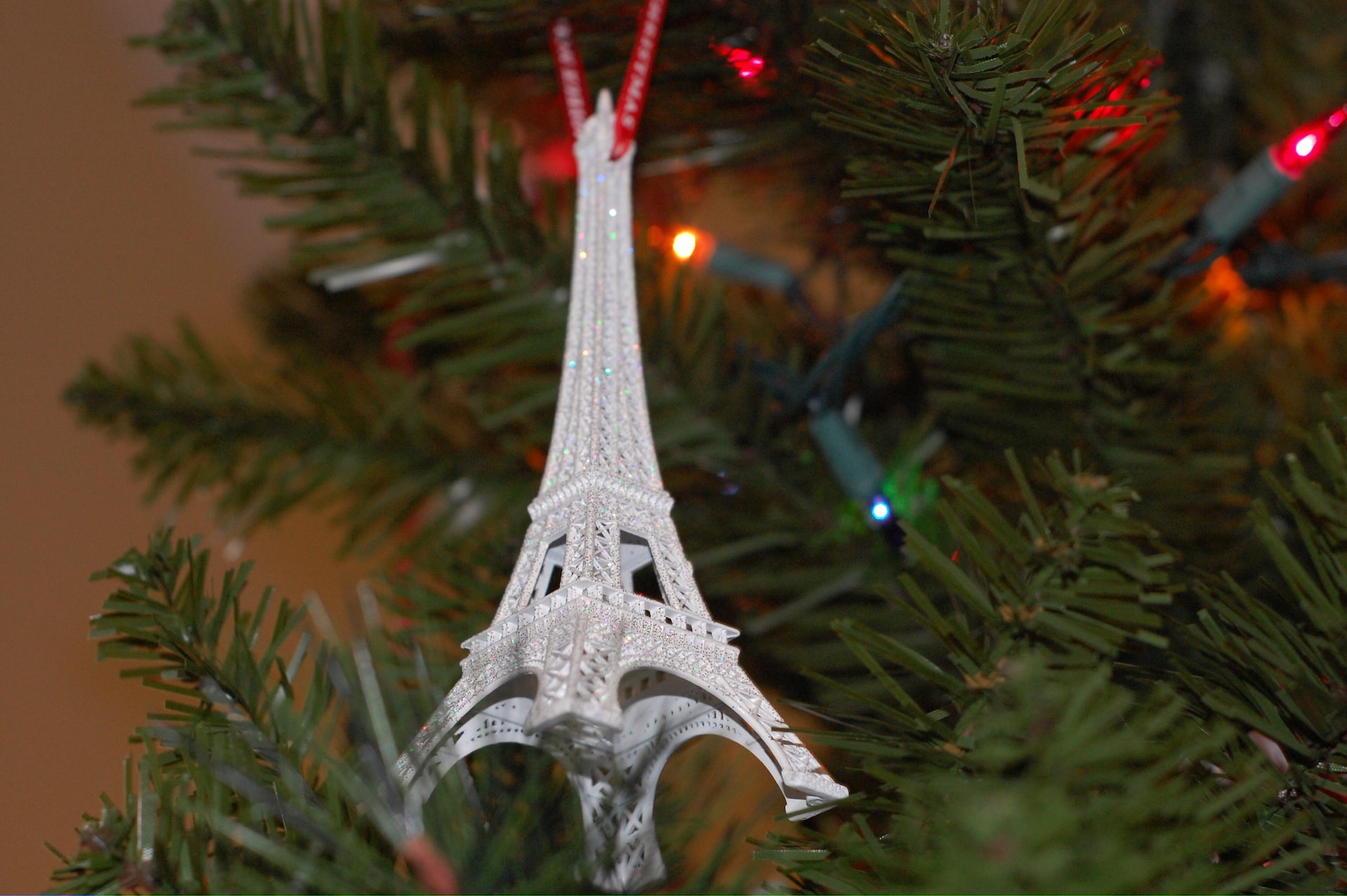 Eiffel Tower at Christmas