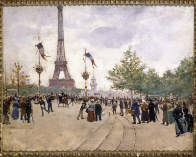 Jean_Béraud_-_Entrée_de_l'exposition_universelle_de_1889__musée_Carnavalet_ Paris