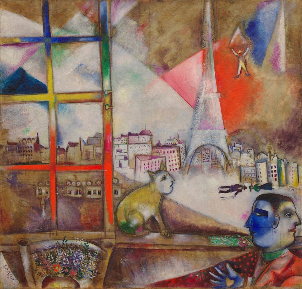 Marc Chagall Paris par la fenêtre