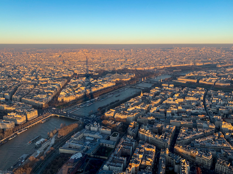 View from the Eiffel Tower Summit